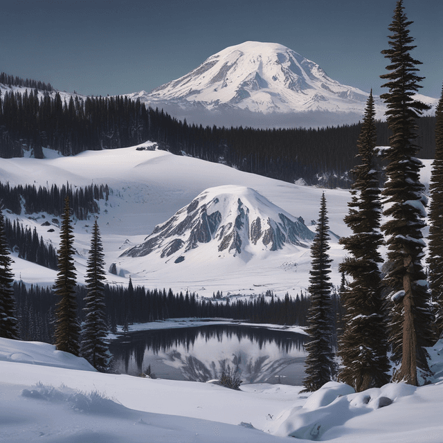 Explosion Of Mount Rainier