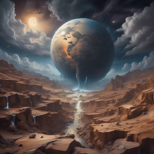 Fracture Of Earth Due To Unknown Cosmic Quake (2500)